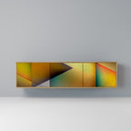 PIERCING SHARPNESS 3-Door TV Stand in Oak Effect