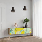 BODY LANGUAGE 3-Door TV Stand in Oak Effect