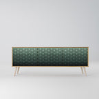 ORNAMENTAL GLIMMER 3-Door TV Stand in Oak Effect