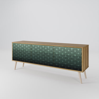 ORNAMENTAL GLIMMER TV-bänk med 3 dörrar