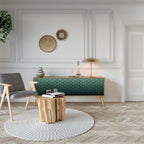 ORNAMENTAL GLIMMER 3-Door TV Stand in Oak Effect