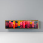 COLORFUL SOUNDS 3-Door TV Stand in Oak Effect