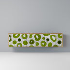 GREEN RHAPSODY 3-Door TV Stand in Oak Effect