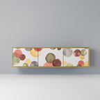 FLEETING HAPPINESS 3-Door TV Stand in Oak Effect