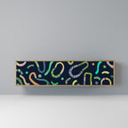 CONTRAST DANCE 3-Door TV Stand in Oak Effect