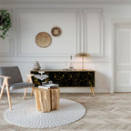 STELLAR CONSTELLATIONS 3-Door TV Stand in Oak Effect