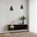 STELLAR CONSTELLATIONS 3-Door TV Stand in Oak Effect