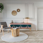 ROYAL COMPOSITION 3-Door TV Stand in Oak Effect