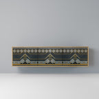 ROYAL ORDINARINESS 3-Door TV Stand in Oak Effect