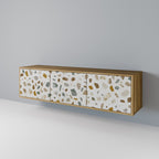 PIECES OF TOMORROW 3-Door TV Stand in Oak Effect