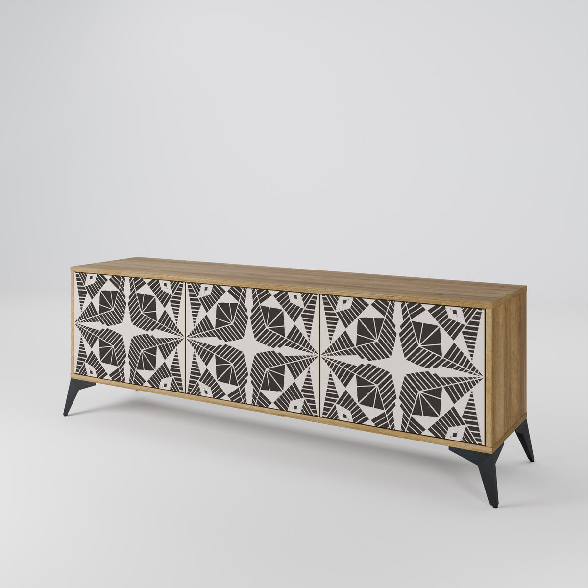 MONOCHROME NEXUS TV-bänk med 3 dörrar