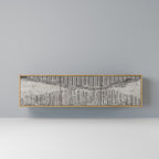 GRAIN LINES 3-Door TV Stand in Oak Effect