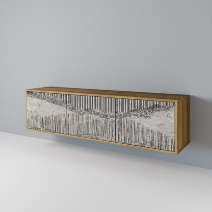 GRAIN LINES TV-bänk med 3 dörrar