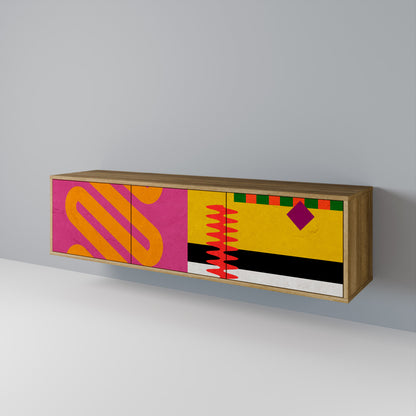 VIVID ART TV-bänk med 3 dörrar