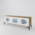 WONDERLAND VEGETATION 3-Door TV Stand in Oak Effect