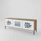 WONDERLAND VEGETATION 3-Door TV Stand in Oak Effect