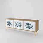 WONDERLAND VEGETATION 3-Door TV Stand in Oak Effect