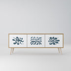 WONDERLAND VEGETATION 3-Door TV Stand in Oak Effect