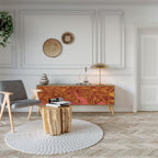 FLOATING THOUGHTS 3-Door TV Stand in Oak Effect