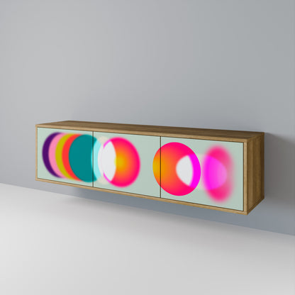 SYMPHONY OF COLORS TV-bänk med 3 dörrar