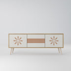 DAILY HARMONY 3-Door TV Stand in Oak Effect