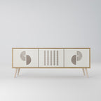 HARMONY ESSENCE 3-Door TV Stand in Oak Effect