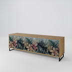 HEAVENLY BLOOM 3-Door TV Stand in Oak Effect