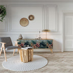 HEAVENLY BLOOM 3-Door TV Stand in Oak Effect