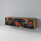 IMAGINARY BLOSSOM 3-Door TV Stand in Oak Effect