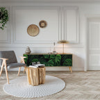 INFINITE MONSTERA 3-Door TV Stand in Oak Effect