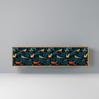 FOWL ORNAMENT 3-Door TV Stand in Oak Effect