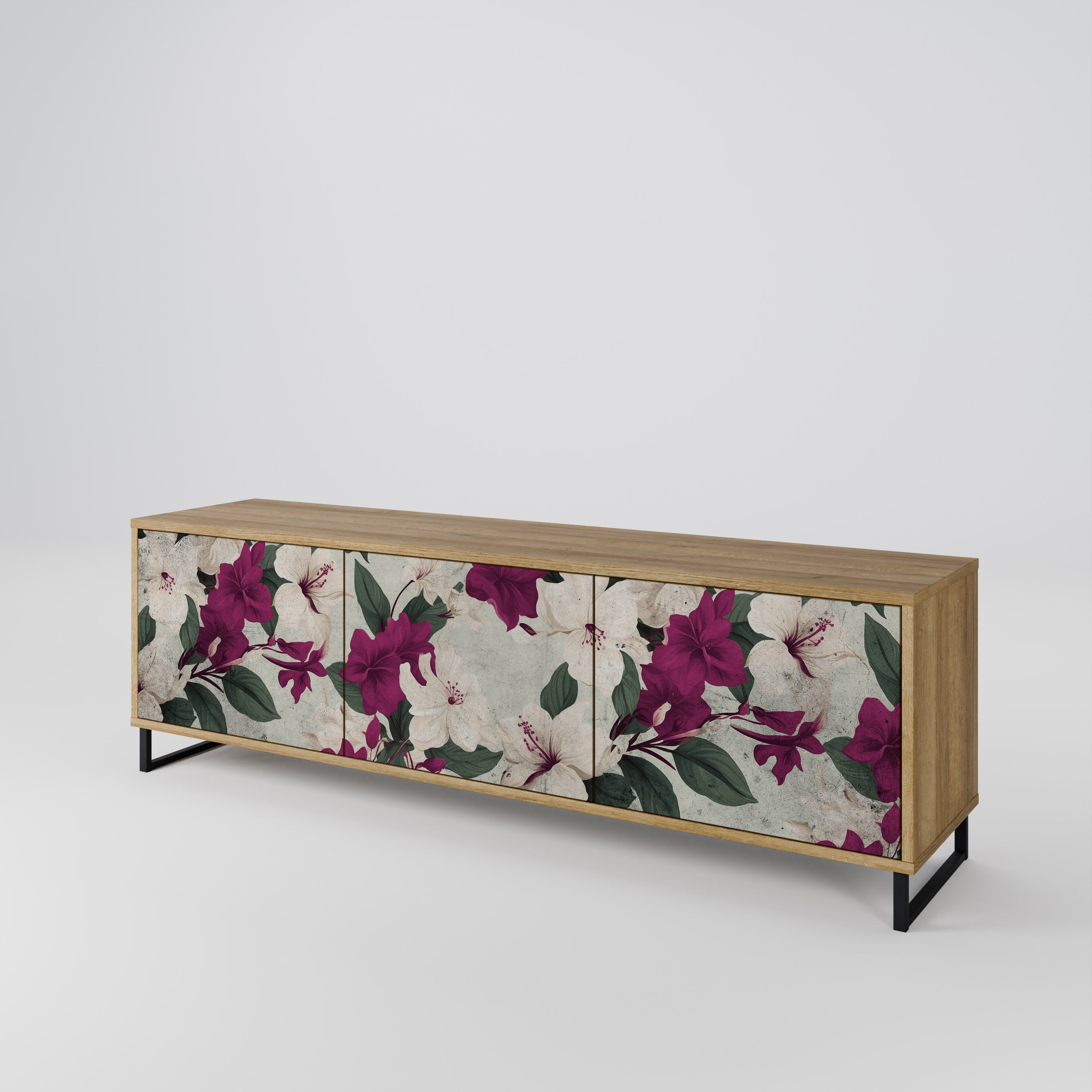 FLOWERET DREAM TV-bänk med 3 dörrar