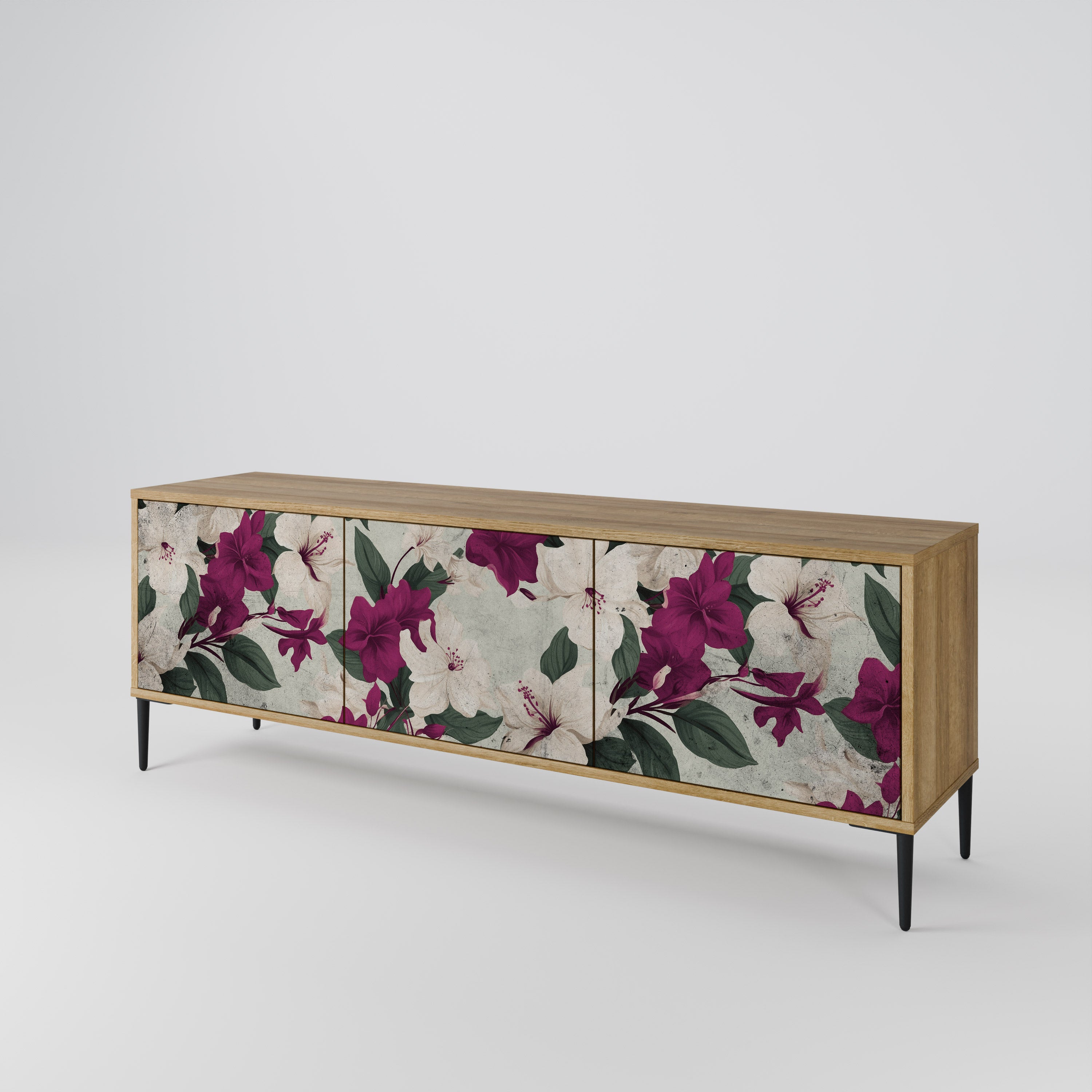 FLOWERET DREAM TV-bänk med 3 dörrar