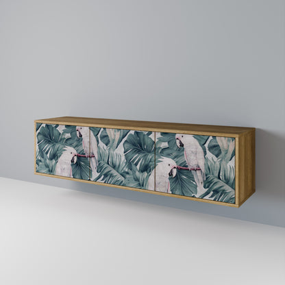 POPINJAY LOOK 3-Door TV Stand in Oak Effect