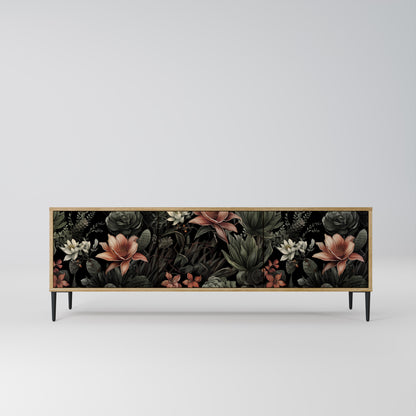 SECRET VERDURE 3-Door TV Stand in Oak Effect