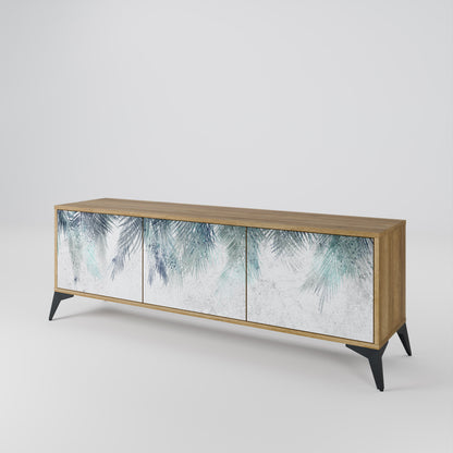 PALM VEIL TV-bänk med 3 dörrar