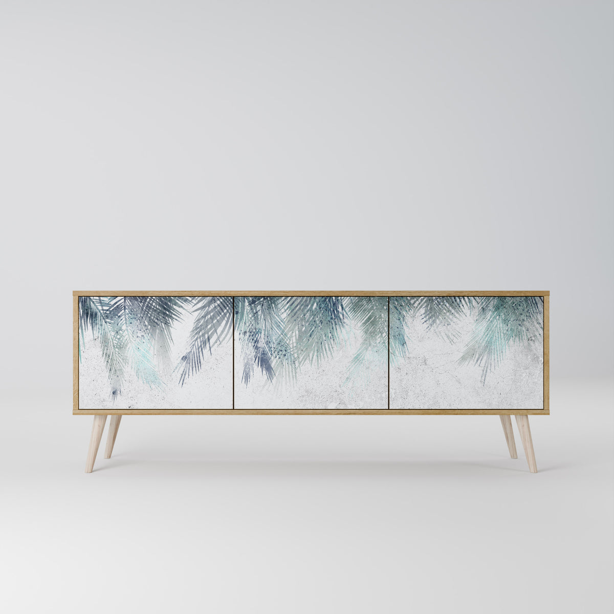 PALM VEIL TV-bänk med 3 dörrar