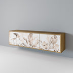 WILD TENDERNESS 3-Door TV Stand in Oak Effect