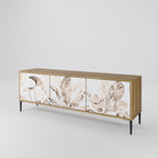 WILD TENDERNESS 3-Door TV Stand in Oak Effect