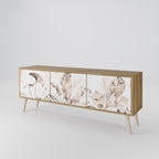 WILD TENDERNESS 3-Door TV Stand in Oak Effect