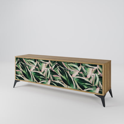 EERIE STROMANTHE 3-Door TV Stand in Oak Effect