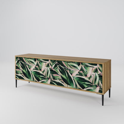 EERIE STROMANTHE 3-Door TV Stand in Oak Effect