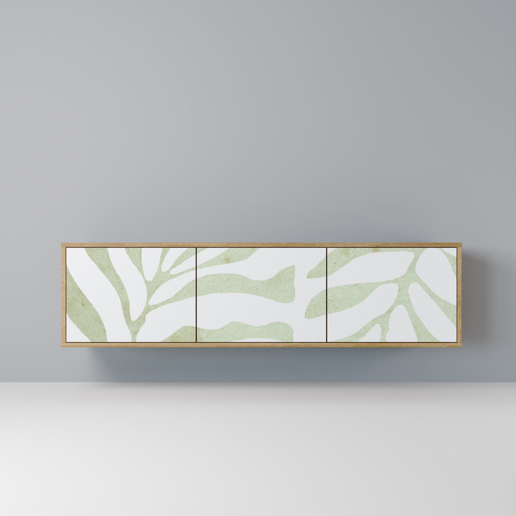 BOTANICAL SPARK 3-dörrars TV-bänk i ekeffekt
