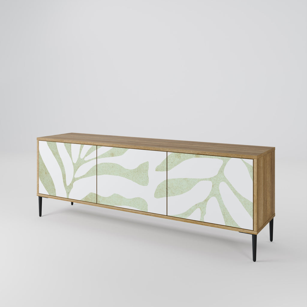 BOTANICAL SPARK 3-dörrars TV-bänk i ekeffekt