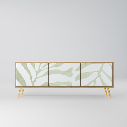 BOTANICAL SPARK 3-Door TV Stand in Oak Effect