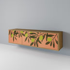 JUICY OLIVES 3-Door TV Stand in Oak Effect