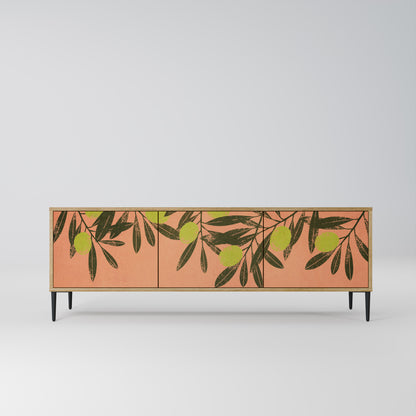 JUICY OLIVES 3-Door TV Stand in Oak Effect