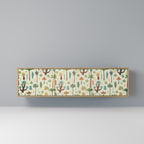 PALM SPRING 3-Door TV Stand in Oak Effect