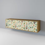 PALM SPRING 3-Door TV Stand in Oak Effect