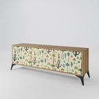 PALM SPRING 3-Door TV Stand in Oak Effect